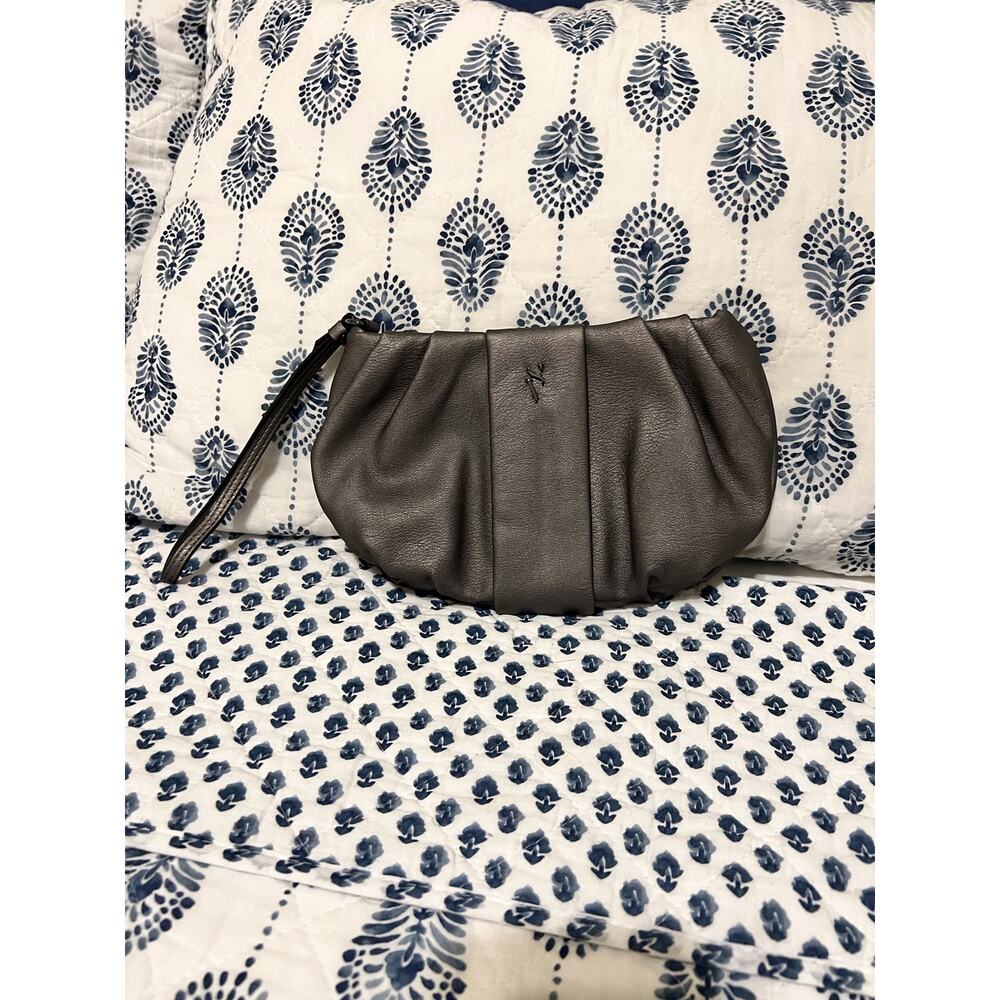 Vera Wang gray clutch